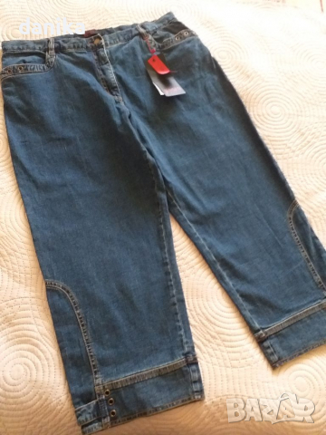 Марков дънков панталон  , дънкова пола L / XL бермуди  с етикет , снимка 2