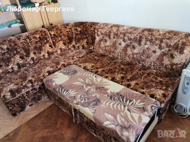 Разтегателен ъглов диван, снимка 2 - Дивани и мека мебел - 56121470