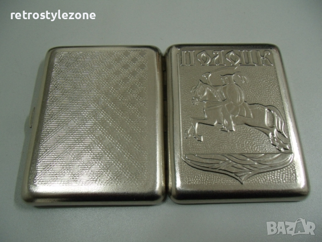 № 6116 стара метална табакера - Полоцк , снимка 4 - Други ценни предмети - 36289632