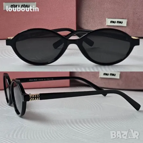 Miu 2024 дамски слънчеви очила елипса кръгли овални, снимка 2 - Слънчеви и диоптрични очила - 48744710