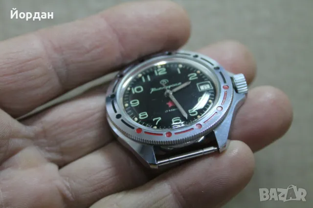 СССР мъжки часовник ''Восток'' команирски, снимка 2 - Мъжки - 49212398