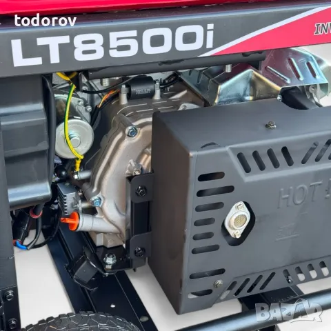 8500I Агрегат Генератор  за ток Инверторен Бензинов Монофазен, Подсилен 32А, снимка 11 - Други машини и части - 48408011