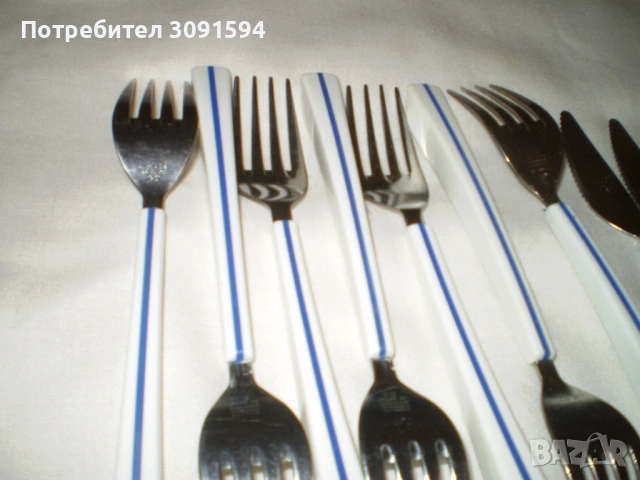 Винтидж прибори зППрибори  хранене от авиокомпания от 80-те години на миналия век, снимка 2 - Прибори за хранене, готвене и сервиране - 53010714