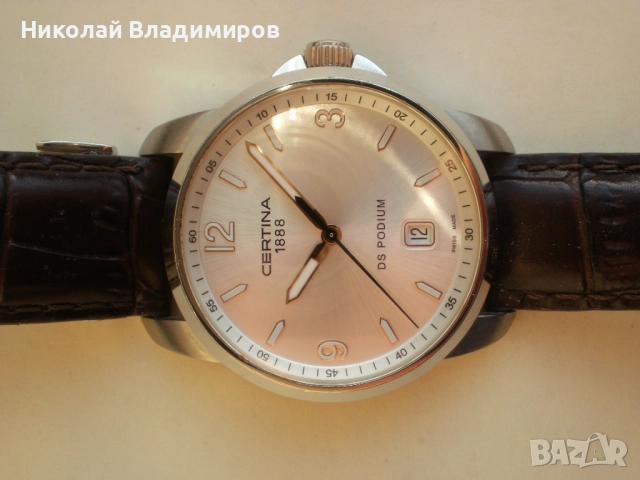 Certina Podium мъжки 39 мм. швейцарски оригинален кварцов часовник, снимка 3 - Мъжки - 51467256