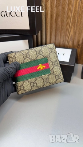 Дамски Портмонета - Естествена Кожа ⚜️ Gucci , снимка 2 - Портфейли, портмонета - 52955577