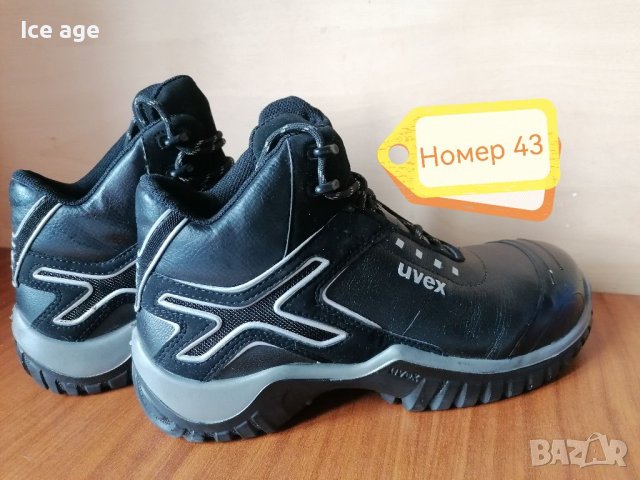 Uvex мъжки работни обувки с предпазно бомбе номер 43 