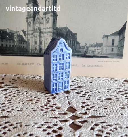 Мини порцелан къщичка, Холандия, снимка 1
