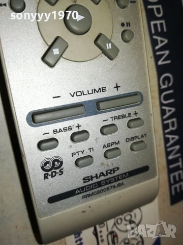 SHARP AUDIO REMOTE CONTROL 1407231316, снимка 12 - Други - 41548420