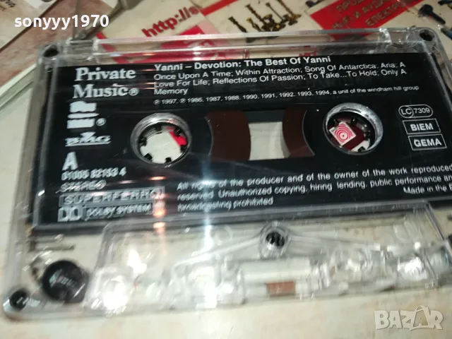 YANNI-ORIGINAL TAPE 1404251723, снимка 2 - Аудио касети - 49894339