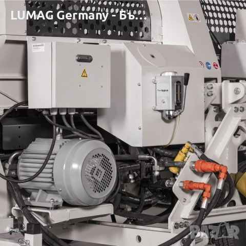 ХИДРАВЛИЧЕН ЕЛЕКТРИЧЕСКИ ПРОЦЕСОР ЗА РЯЗАНЕ И ЦЕПЕНЕ С ОХЛАЖДАНЕ НА МАСЛОТО LUMAG SSA500EH-PRO/S, снимка 3 - Други машини и части - 52015585