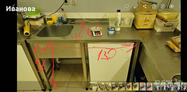 Продавам ресторантьорски кухненски маси и мивки от неръждаема стомана и мивки , снимка 5 - Други - 44293773