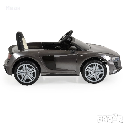 ПРОМОЦИЯ ДО 24.12!НОВО!Акумулаторна кола Audi R8 Spyder с 12V батерия,меки гуми,металик,USB, снимка 4 - Електрически играчки - 51753310