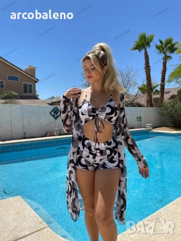 Дамски моден бански костюм от три части Elevate Rob, 3цвята , снимка 14 - Бански костюми - 41565073