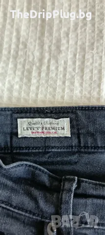 Дамски дънки Levi's mile high super skinny размер 30 в черно , снимка 4 - Дънки - 55768234