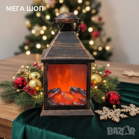 LED Камина-фенер с ефект на тлеещи въглени, снимка 2 - Лед осветление - 52643287