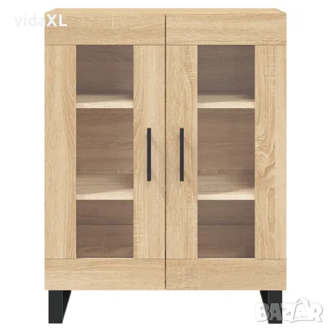 vidaXL Висок шкаф, дъб сонома, 69,5x34x180 см, инженерно дърво, снимка 8 - Бюфети - 56146670