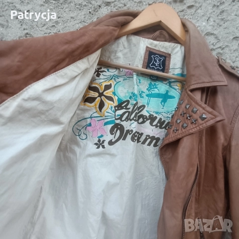 дамско кожено яке размер 40 , снимка 6 - Якета - 51853622