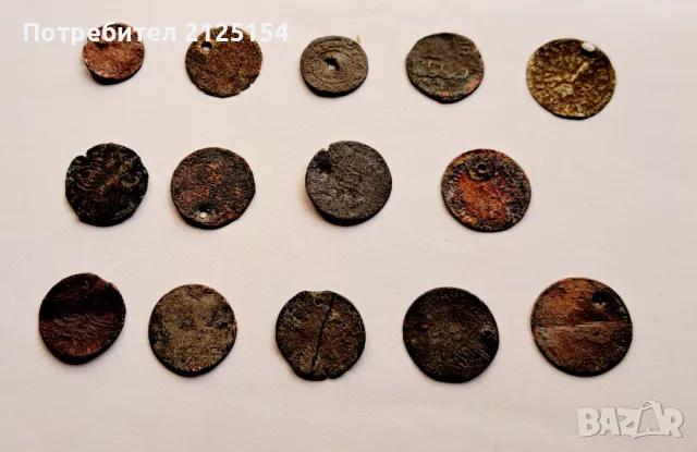 Лот от стари османски мангъри и корабни жетони.