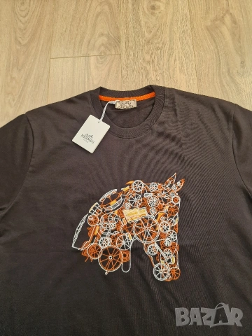 Страхотна мъжка тениска HERMES размер S M L XL 2XL , снимка 5 - Тениски - 53556715