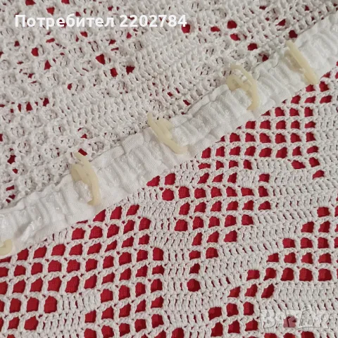 Пердета на една кука,дантели на една кука ,перде, снимка 4 - Антикварни и старинни предмети - 29072922