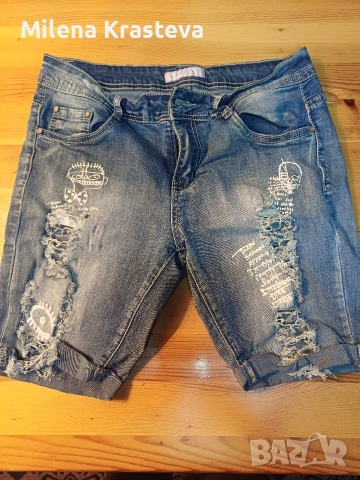 Къси дънкови панталонки