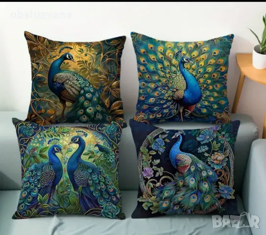 Калъфки Пауни, снимка 10 - Възглавници - 49564855