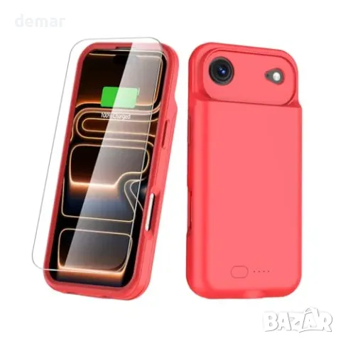 Калъф-батерия GIN FOXI за iPhone 17 AIR, 8500 mAh