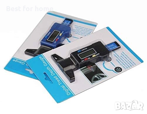  Manovruti манометричен, измервател за гуми,цифров дълбокомер 0–25,4 мм  с голям LCD дисплей, снимка 5 - Аксесоари и консумативи - 52480845