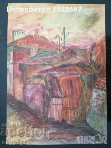 Стара " КОПРИВЩИЦА " ТЕМПЕРА, снимка 1