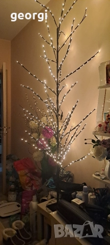 светещо декоративно дръвче, снимка 2 - Лед осветление - 52907103