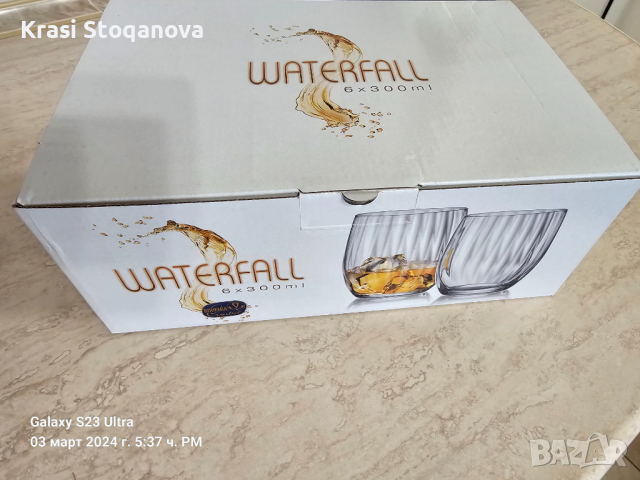 КРИСТАЛНИ Чаши за УИСКИ - 6 броя Комплект ( 300 ml ), снимка 2 - Чаши - 44432798