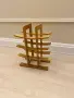 Дървена поставка за бутилки вино, снимка 1
