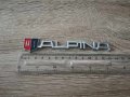 Alpina Алпина сребриста емблема надпис лого, снимка 2