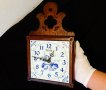 Blessing немски стенен часовник,рисуван Delft. , снимка 11