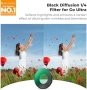 Нов Дифузен филтър 1/4 Black Mist за камера Insta360 GO Ultra, AGC стъкло, снимка 2