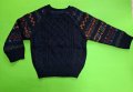 Английски детски пуловер , снимка 1 - Жилетки и елечета за бебе - 38960438