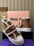 Miu Miu Дамски Боти Миу Миу - Налични Различни Цветове Код SK513, снимка 4