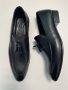 Мъжки кожени официални обувки - Черни - 47
