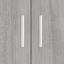 vidaXL Поставка за аквариум, сив сонома, 81x36x73 см, инженерно дърво, снимка 9