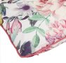 Декоративна възглавница, Флорална, 45x45см, Бял/ розов, снимка 2