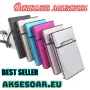 Нова Алуминиева табакера кутия за тънки Слим цигари мурати слим Murati slim контейнер за цигарите, снимка 12