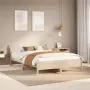 vidaXL Рамка за легло без матрак, 140x190 см, масивна чамова дървесина, снимка 2