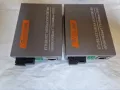 FMC Gigabit Fiber Optical Media Converter 10/100/1000Mbps Single Mode 20Km UPC/APC SC-Port, снимка 1