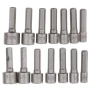 4657 Комплект шестостенни вложки за винтоверт, 14 части – 1/4" захват за болтове, снимка 8