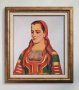 Портрет на девойка, Владимир Димитров - Майстора, картина, снимка 1 - Картини - 44393923