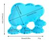Пано облак с облачета облаци силиконов молд форма фондан смола гипс основа декор , снимка 2
