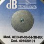 dB Technologies Woofer AEB W-08-04-38-KK CROMO 8+