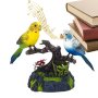 Пластмасова играчка, Музикални папагали кацнали на дръвче

, снимка 1