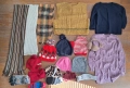Голям лот зимни дрехи шалове шапки за момиче всичко за 5лв общо, снимка 1