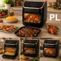 Air Fryer фурна с горещ въздух Stella Power Air Fryer Oven – 12 литра, 1800W Код P2989, снимка 2